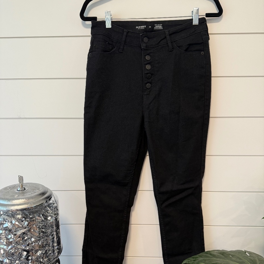Old Navy Extra High-Rise Rockstar Super Skinny - Size 10
